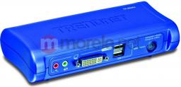 Przełącznik TRENDnet 2 PORT DVI/USB KVM SWITCH KIT (TK-204UK) - Z010051