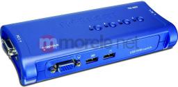 Przełącznik TRENDnet towar w Sosnowcu - Przełączniki KVM i Kable [TRENDnet] 4xK/V/M 2048x1536 4xVGA/USB Cables TK-407K () - Morelenet_432664