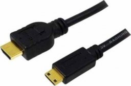 Kabel LogiLink HDMI Mini - HDMI 1.5m czarny (CH0022)