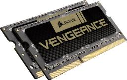 Pamięć do laptopa Corsair Vengeance, SODIMM, DDR3, 16 GB, 1600 MHz, CL10 (CMSX16GX3M2A1600C10)