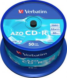 Verbatim CD-R 700 MB 52x 50 sztuk (43343)