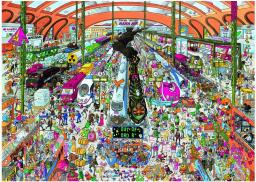 Heye Puzzle Dworzec kolejowy 2000 elementów