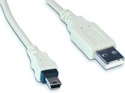 Kabel USB Gembird USB-A - 0.9 m Biały (CCUSB2AM5P3)