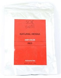 Soil and earth Naturalna Henna Indyjska CZERWONA 100g Soil &Earth