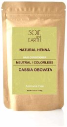 Soil and earth Naturalna Henna Indyjska Cassia (BEZBARWNA) w saszetce 100g Soil &Earth