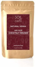 Soil and earth Ekskluzywna Henna Indyjska ORZECHOWY BRĄZ 100g Soil&Earth