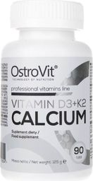OstroVit Vitamin D3 K2 Calcium 90 tabl.