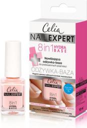  Celia Nail Expert Nawilżająca odżywka-baza do paznokci 8w1 10ml