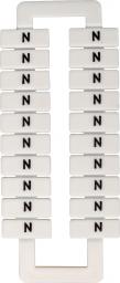  EM Group Oznacznik do złączek szynowych 2,5-70mm2 /N/ biały 20szt. (43192)