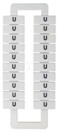  EM Group Oznacznik do złączek szynowych 2,5-70mm2 /U/ biały (43192)