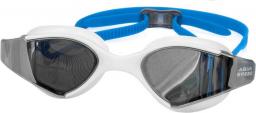  Aqua-Speed Okulary Pływackie Blade Mirror biało-niebieskie