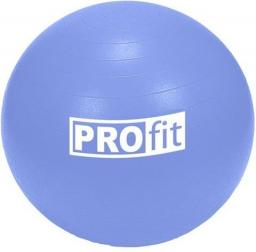 Profit Piłka Gimnastyczna 65cm niebieska z pompką (P5398)