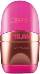  Milan Temperówko-gumka róż Capsule Cooper blister MILAN