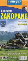Zakopane. Plan miasta 1:11 500