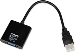 Adapter AV iBOX HDMI - D-Sub (VGA) czarny (IAHV01)