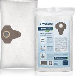 Worek do odkurzacza Wessper worki do Parkside PNTS 1300 1400 1500, Einhell BVC 1815S - syntetyczne 5 sztuk
