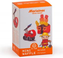  Marioinex Klocki Wafle mini - Strażak średni 150 (902523)