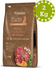  Fitmin  FITMIN PIES 2kg PURITY ADULT BEEF GRAIN FREE