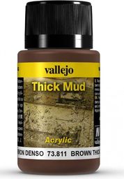  Vallejo Thick Mud-Brown Mud 40 ml