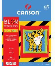 Canson Blok rysunkowy A3 10k kolorowy