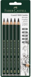 Amex Ołówek Castell 9000 Jumbo blister 5szt Faber-Castell (AMEX0642)