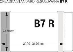  Biurfol Okładka standard regulowana B7 25szt. (OZK-41)