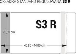  Biurfol Okładka standard regulowana S3-285 25szt. (OZK-53)