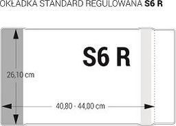  Biurfol Okładka standard regulowana S6-261 25 szt. (OZK-52)