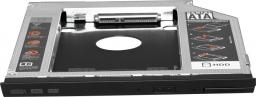 Kieszeń MicroStorage na drugi dysk do laptopa, SATA, 2.5" 9.5mm (KIT849)