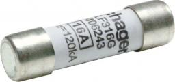 Hager Wkładka topikowa cylindryczna BiWtz 10x38 mm gG 16A 500V AC 10szt. (LF316G)