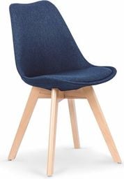  Halmar K303 krzesło ciemny niebieski / buk