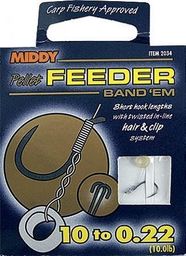  Middy Haczyki Middy method feeder z gumką r. 12