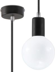 Lampa wisząca Sollux Edison industrial czarny  (SL.0152)