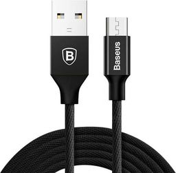 Kabel USB Baseus USB-A - microUSB 1.5 m Czarny (30460-uniw)