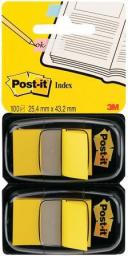  Post-it Zakładka indeksująca 680-Y2EU, 25mmx43mm, żółty, 2 x 50sztuk (3M0835)