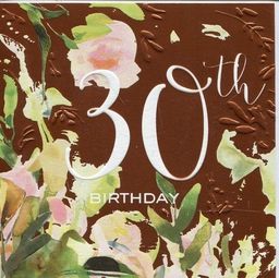  Special Gift Karnet kwadrat z kopertą Urodziny 30