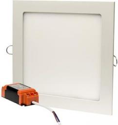  DPM Oprawa wstropowa panel LED 18W 1080lm 3000K kwadratowa IP20 biały PL3-S-18W