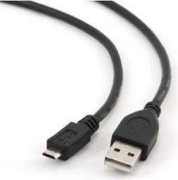 Kabel USB Gembird USB-A - microUSB 0.3 m Czarny (CCPmUSB2AMBM0.3M)