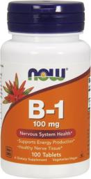  NOW Foods Vitamin B-1 100mg 100 tabletek