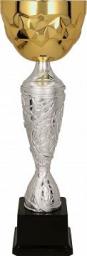  Victoria Sport Puchar metalowy złoto-srebrny 4186B