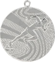  Victoria Sport Medal stalowy dla biegacza srebrny
