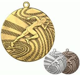  Victoria Sport Medal stalowy dla biegacza złoty