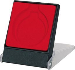  Victoria Sport Etui plastikowe na medal 50mm 90x89x18mm czerwone (A009T BK/R)