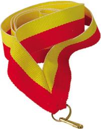  Victoria Sport Wstążka 11 mm - żółto-czerwona