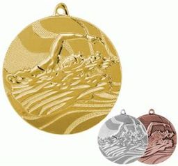  Victoria Sport Medal złoty- pływanie - medal stalowy