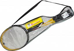  Enero Zestaw do badmintona w pokrowcu 102 czarno-żółty