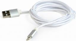Kabel USB Gembird USB-A - Lightning 1.8 m Srebrny (CCB-mUSB2B-AMLM-6-S)