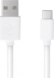 Kabel USB Libox USB-A - USB-C 1 m Biały (LB0115)