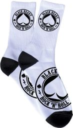  Black Heart Skarpetki Ace Of Spades Socks białe r. 44-45