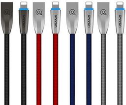 Kabel USB Usams USB-A - Lightning 1.2 m Szary (IPZSUSB02)